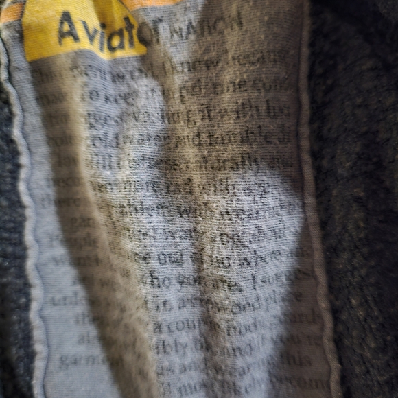 Aviator Nation Charcoal Gray Sweatpants with Yellow Smiley - Picture 5 of 7